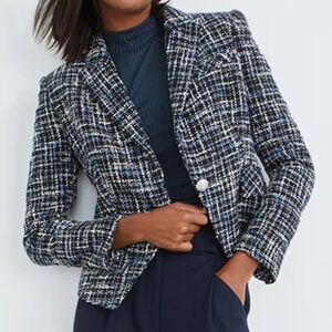Veronica Beard Navy Hosanna Jacket Sz 14